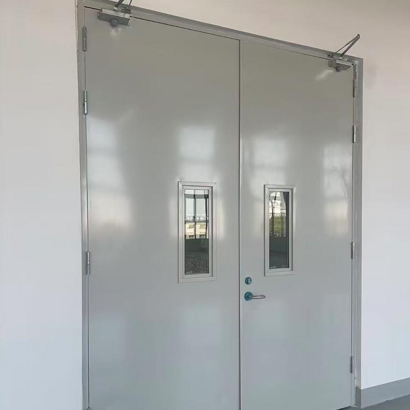 Pintu Tahan Api Baja Terisolasi Tugas Berat untuk Pabrik Industri